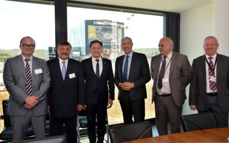 Likhachov visits Iter - 460 (Rosatom)